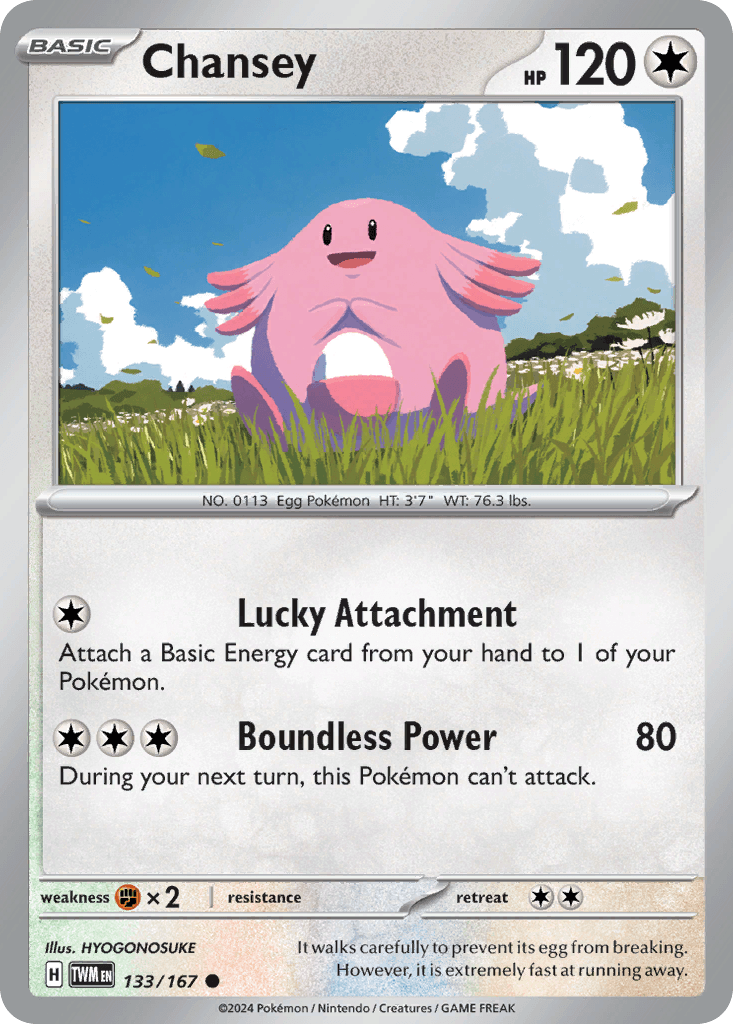 Chansey, kortbilde fra pokemontcg.io