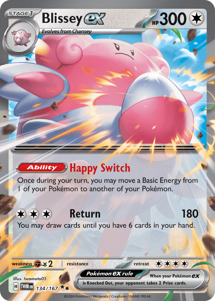 Blissey ex, kortbilde fra pokemontcg.io