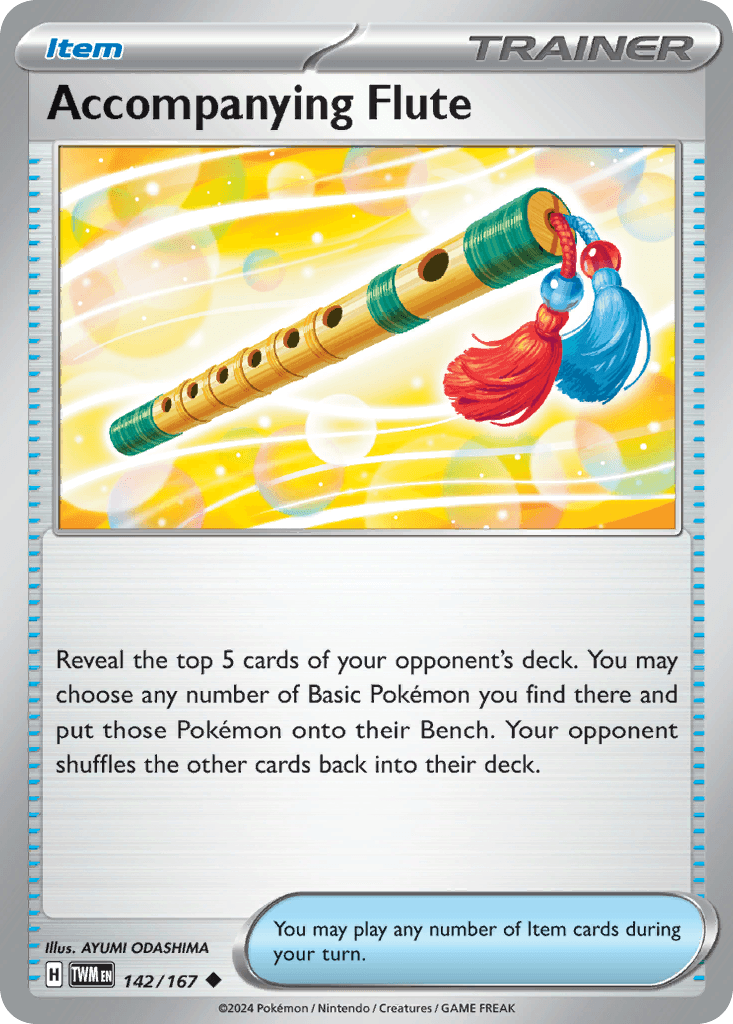 Accompanying Flute, kortbilde fra pokemontcg.io