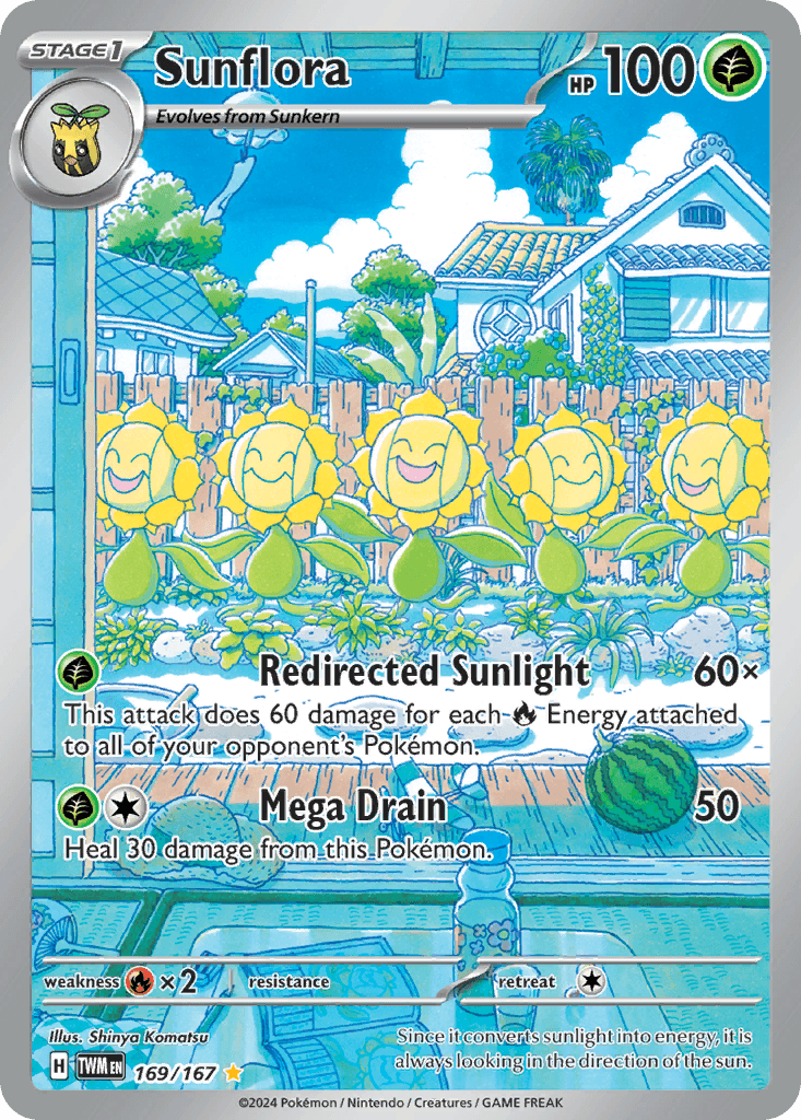 Sunflora, kortbilde fra pokemontcg.io