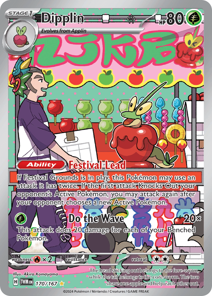 Dipplin, kortbilde fra pokemontcg.io
