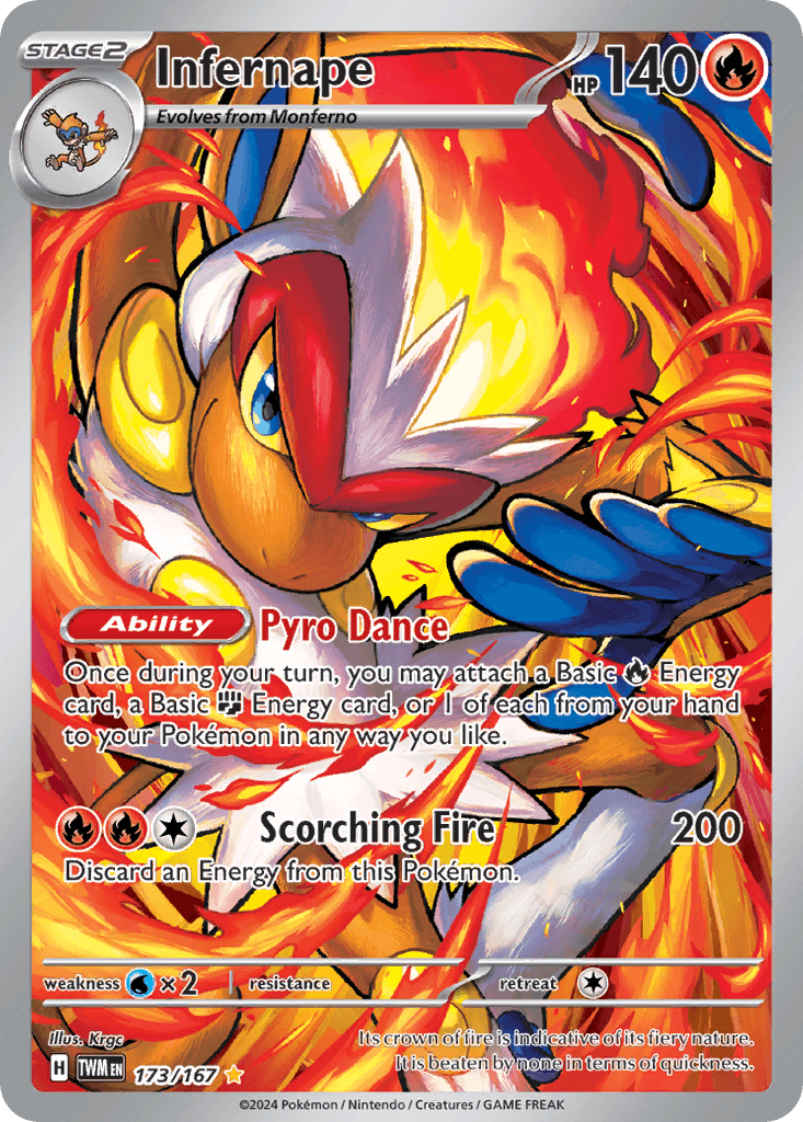 Infernape, kortbilde fra pokemontcg.io