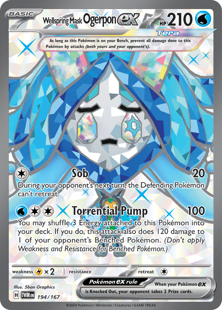 Wellspring Mask Ogerpon ex, kortbilde fra pokemontcg.io