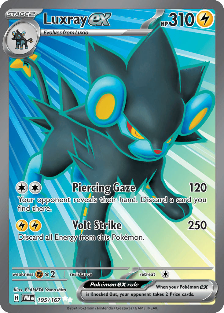 Luxray ex, kortbilde fra pokemontcg.io