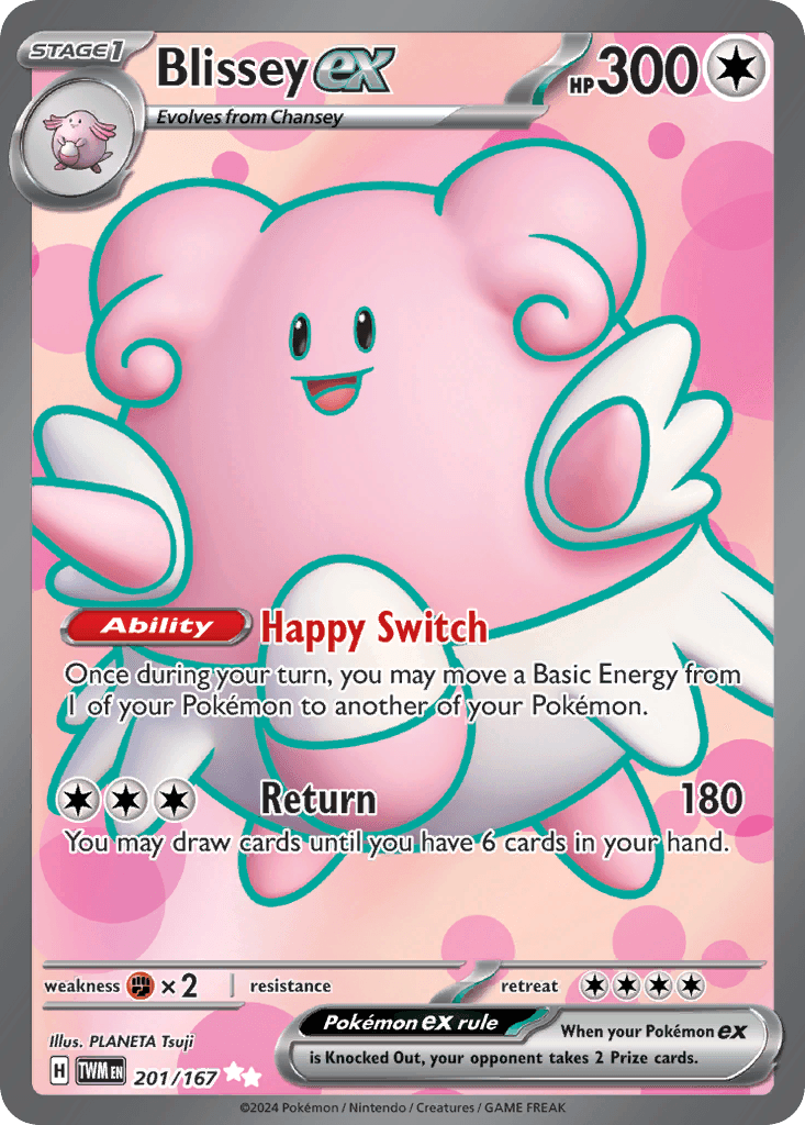 Blissey ex, kortbilde fra pokemontcg.io