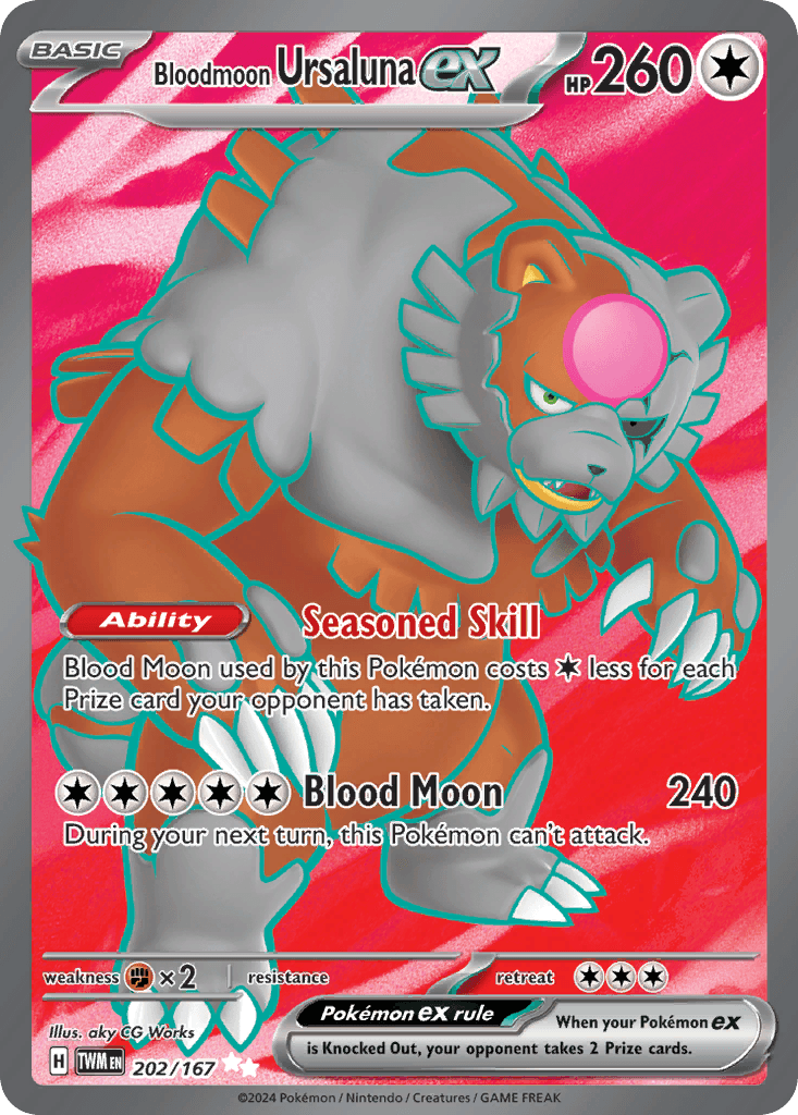 Bloodmoon Ursaluna ex, kortbilde fra pokemontcg.io