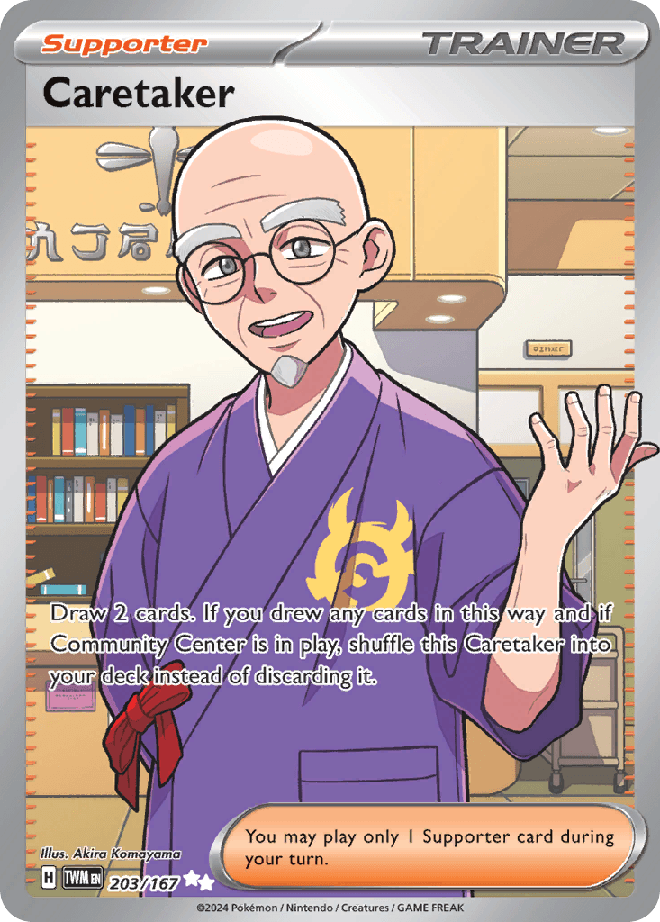 Caretaker, kortbilde fra pokemontcg.io