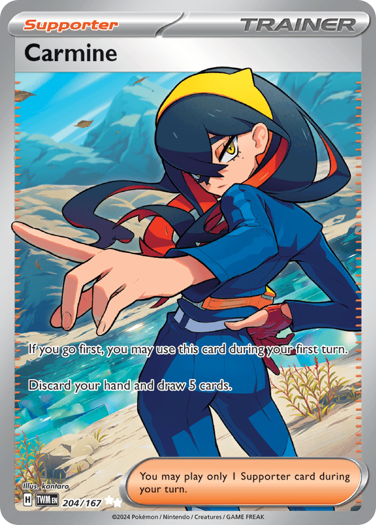 Carmine, kortbilde fra pokemontcg.io