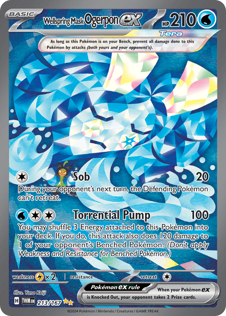 Wellspring Mask Ogerpon ex, kortbilde fra pokemontcg.io