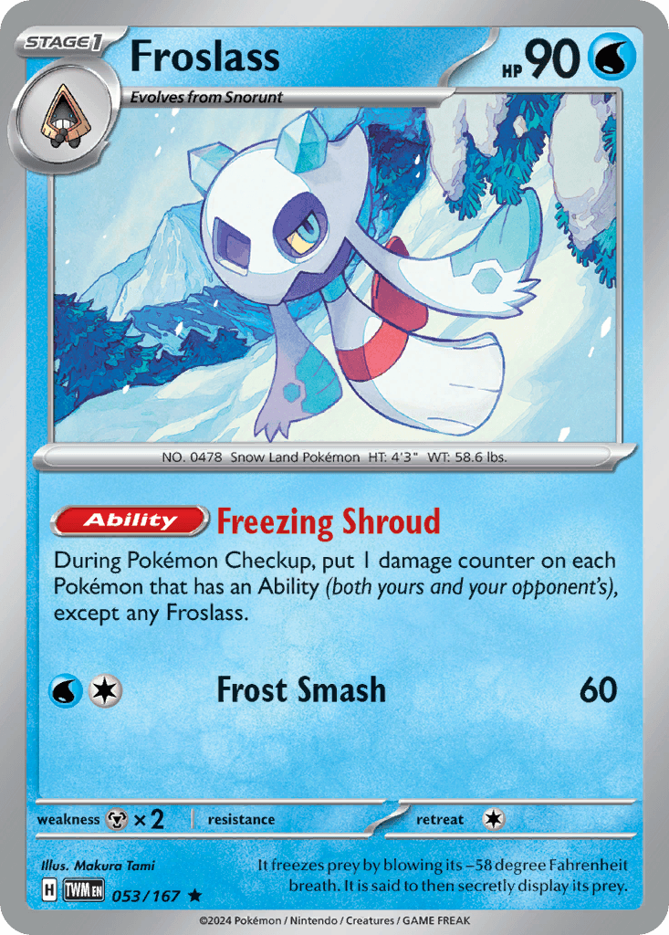 Froslass, kortbilde fra pokemontcg.io