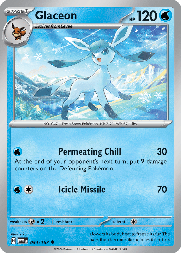 Glaceon, kortbilde fra pokemontcg.io