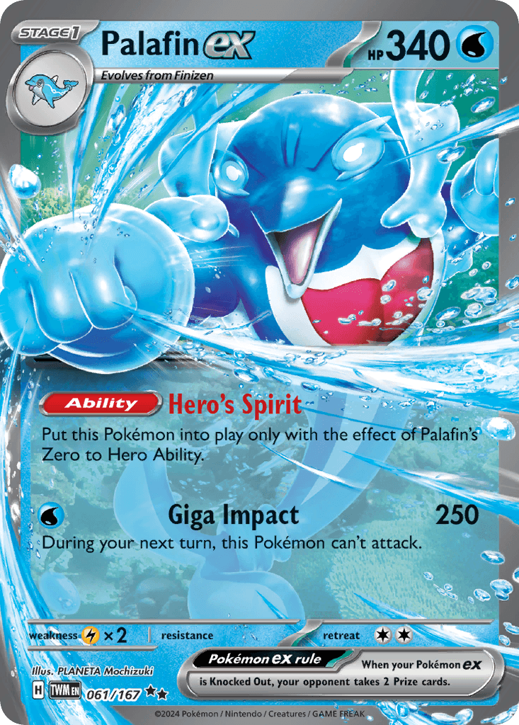 Palafin ex, kortbilde fra pokemontcg.io