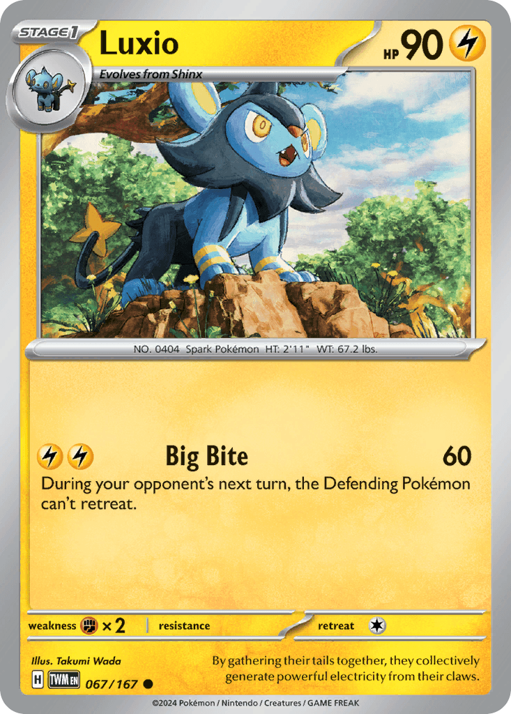 Luxio, kortbilde fra pokemontcg.io