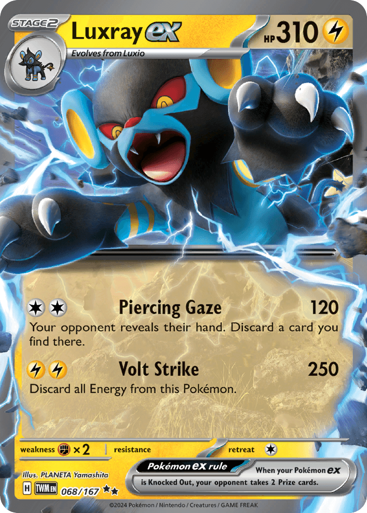 Luxray ex, kortbilde fra pokemontcg.io