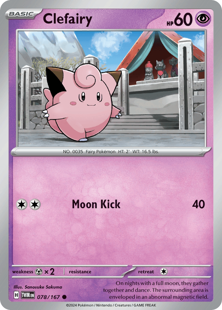 Clefairy, kortbilde fra pokemontcg.io