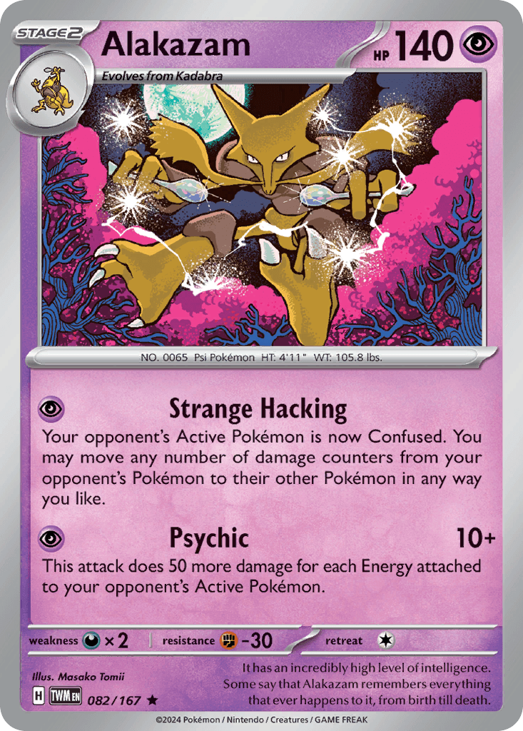Alakazam, kortbilde fra pokemontcg.io