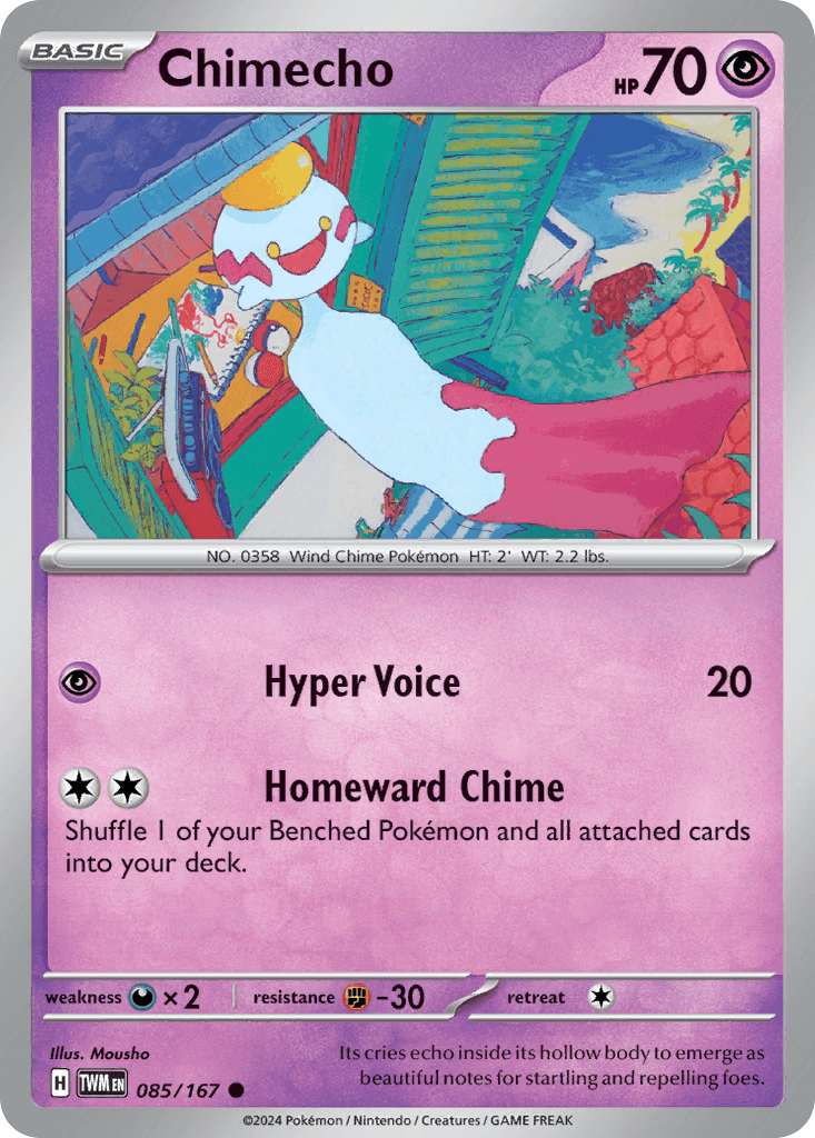 Chimecho, kortbilde fra pokemontcg.io