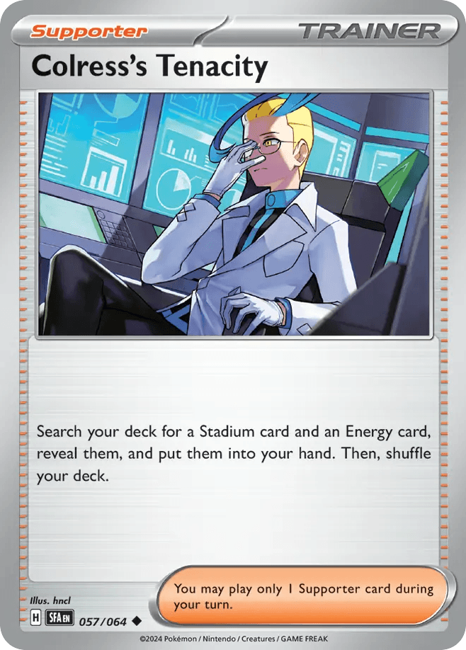 Colress's Tenacity, kortbilde fra pokemontcg.io