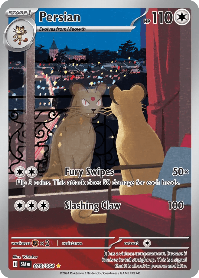 Persian, kortbilde fra pokemontcg.io