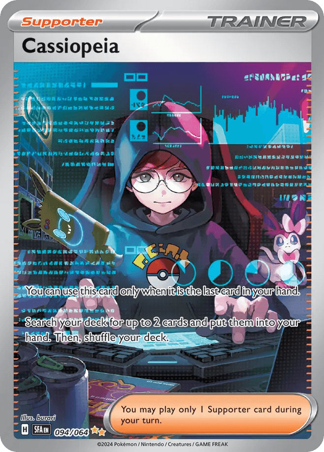 Cassiopeia, kortbilde fra pokemontcg.io