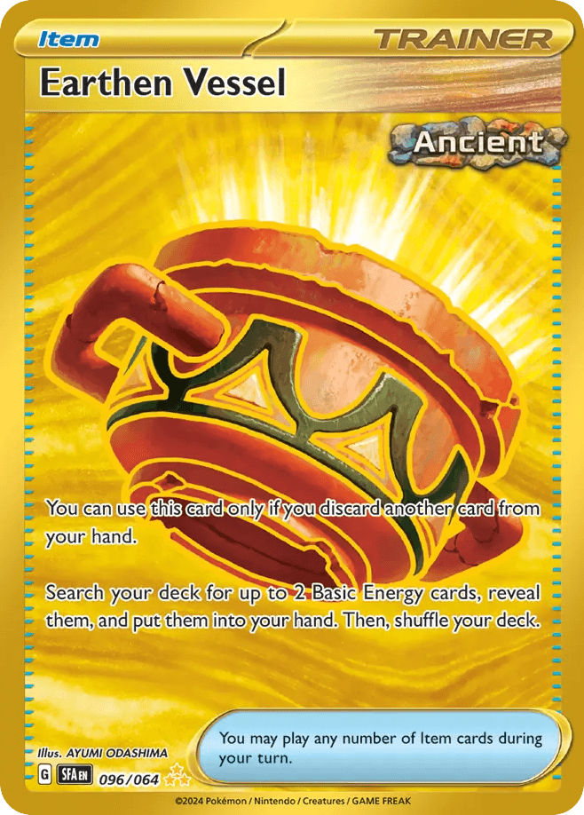 Earthen Vessel, kortbilde fra pokemontcg.io