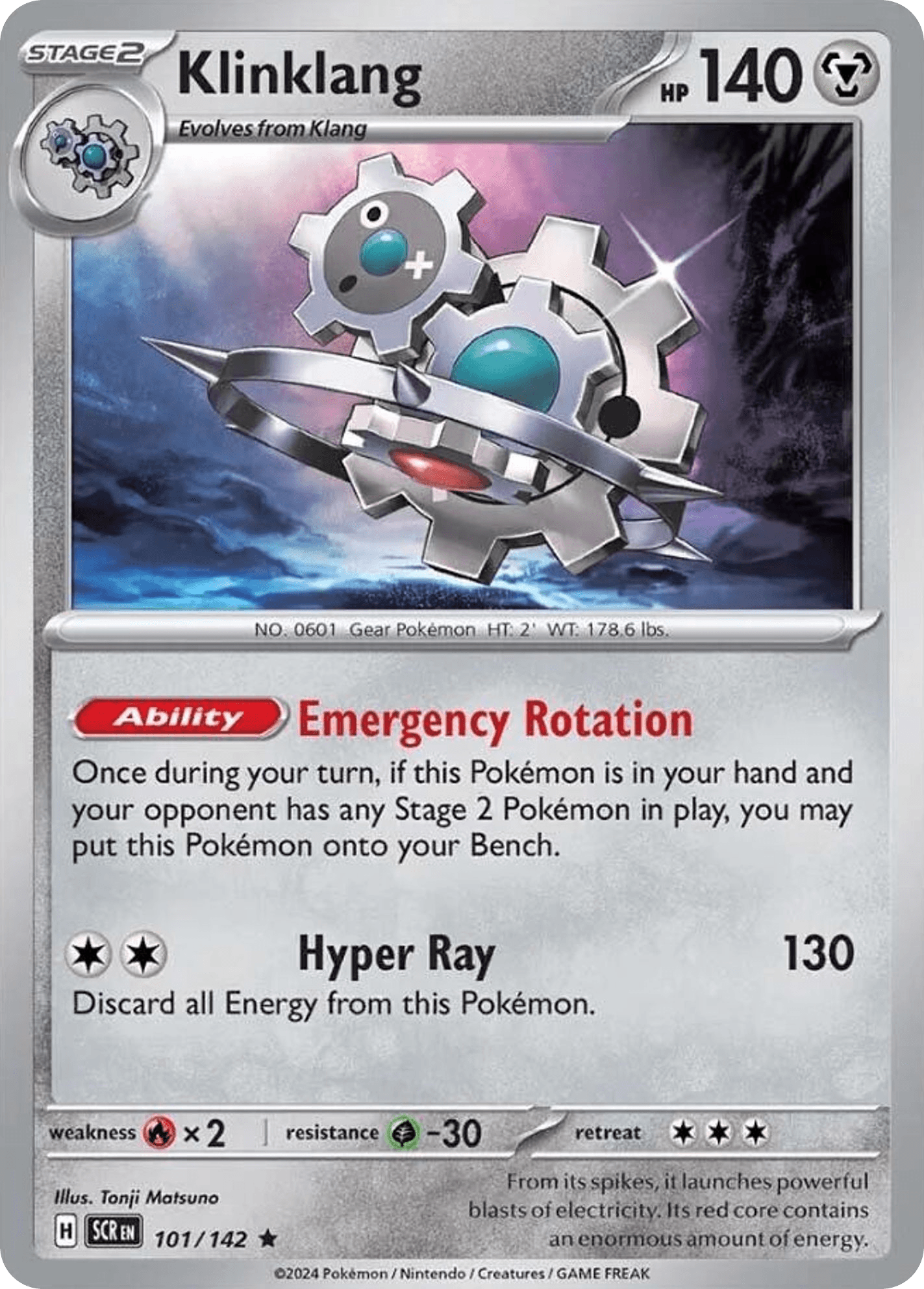 Klinklang, kortbilde fra pokemontcg.io