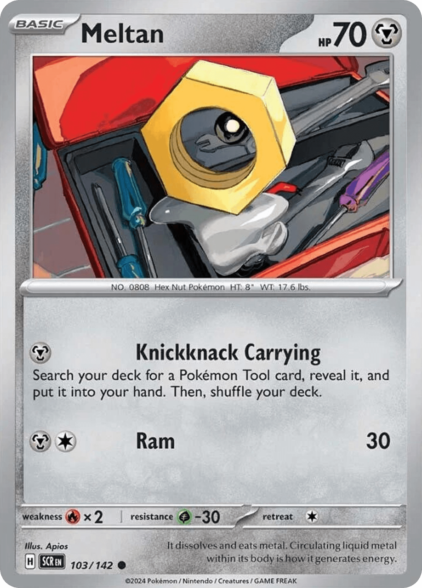 Meltan, kortbilde fra pokemontcg.io