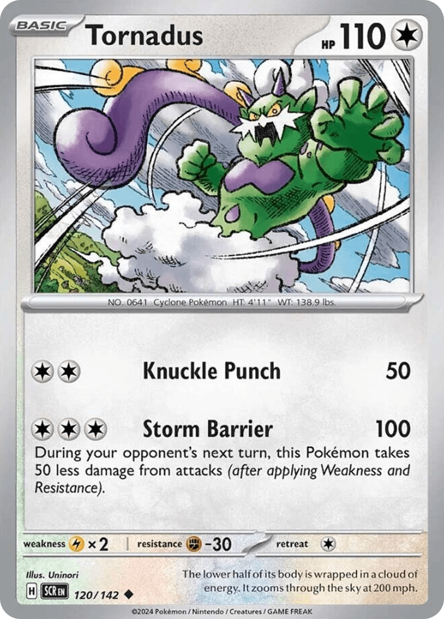 Tornadus, kortbilde fra pokemontcg.io