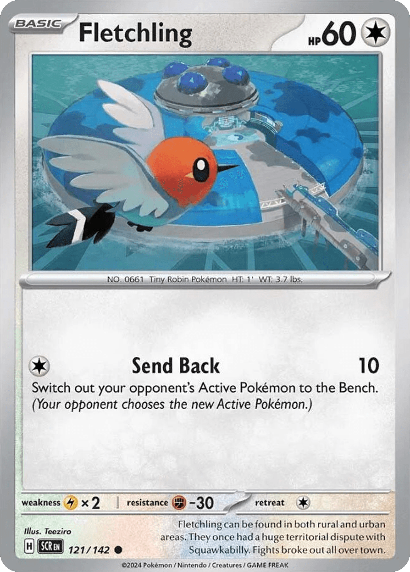 Fletchling, kortbilde fra pokemontcg.io