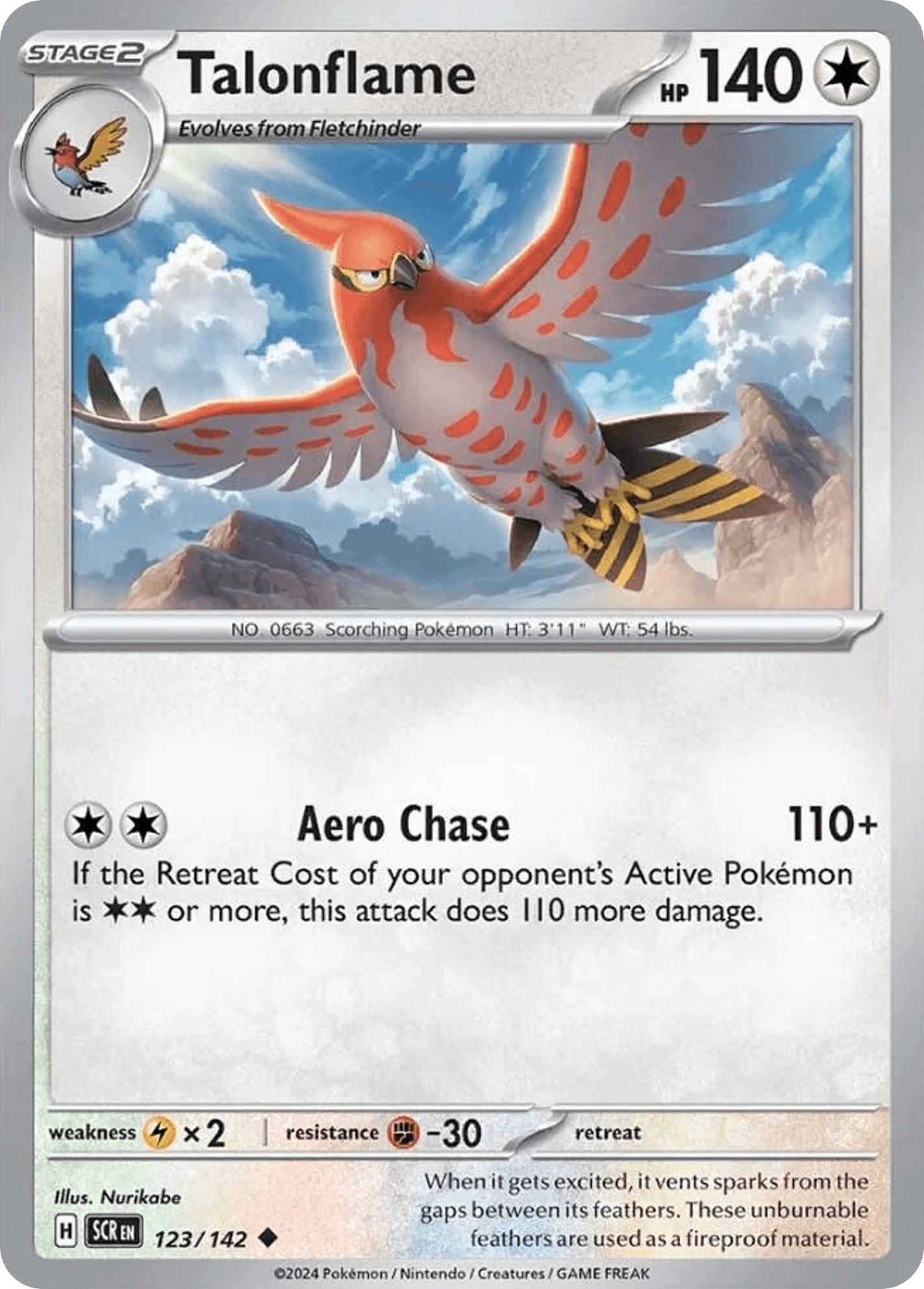 Talonflame, kortbilde fra pokemontcg.io