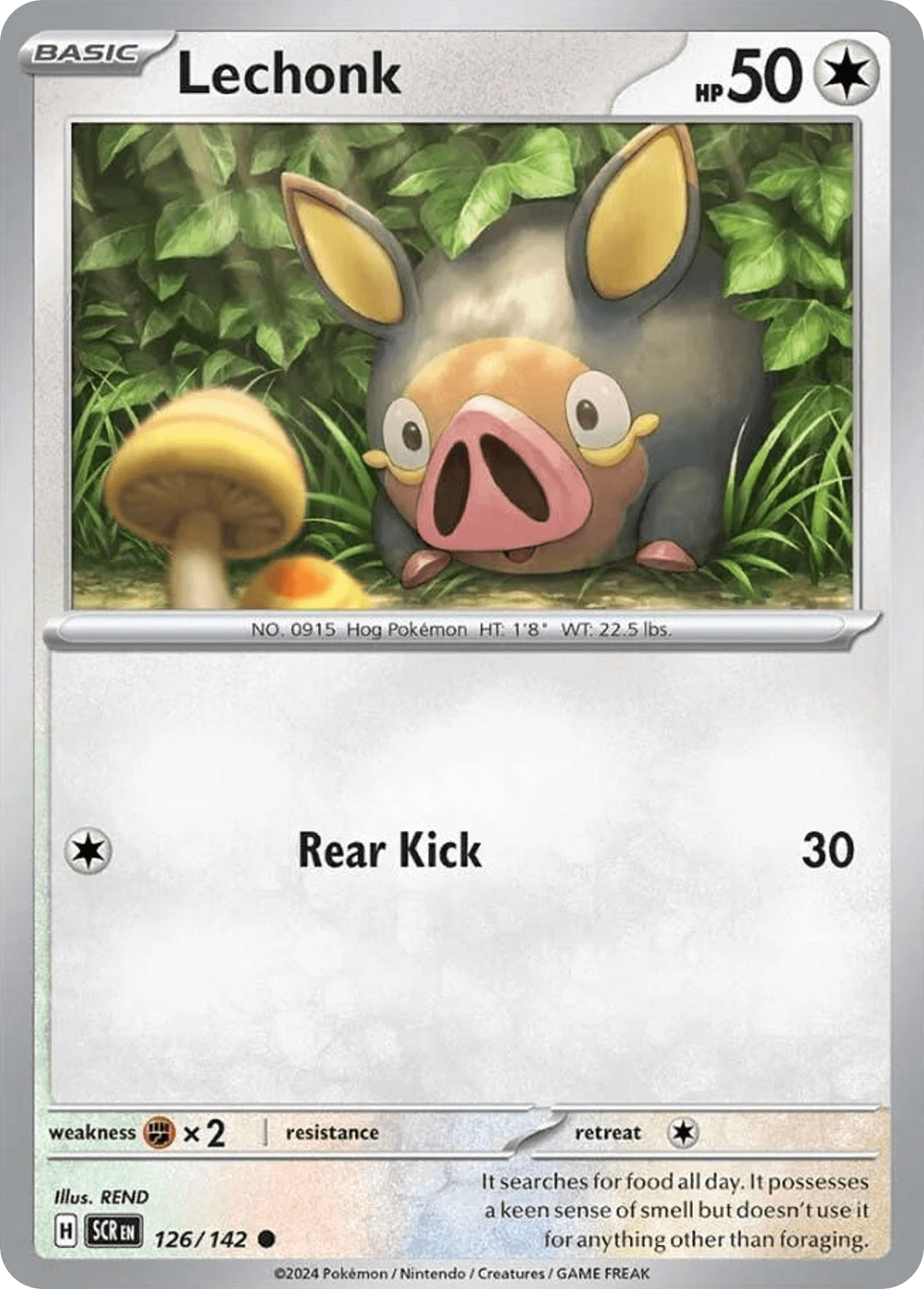 Lechonk, kortbilde fra pokemontcg.io