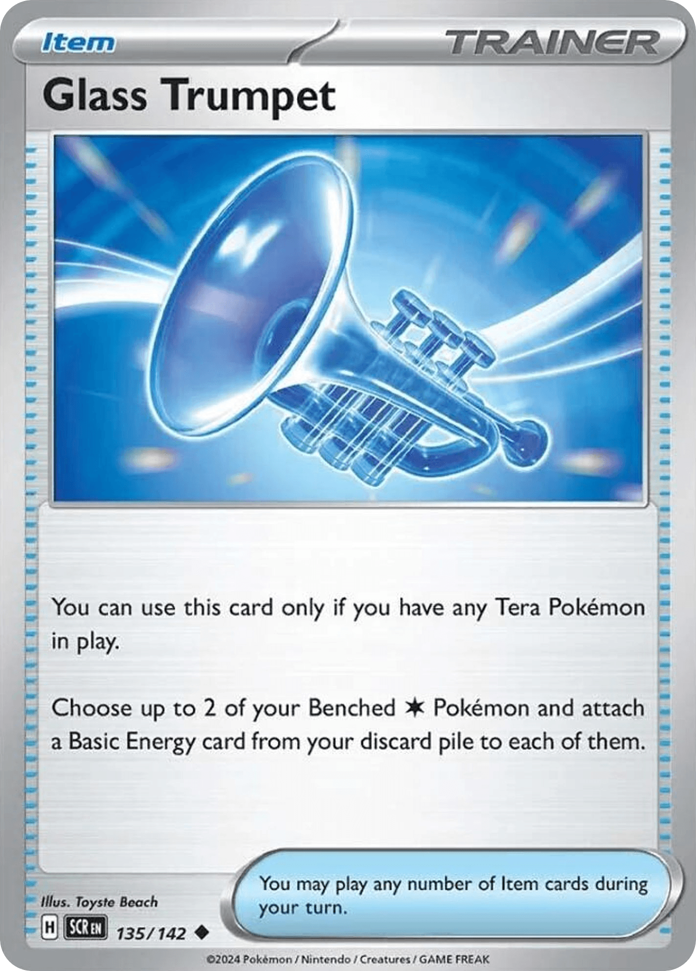 Glass Trumpet, kortbilde fra pokemontcg.io
