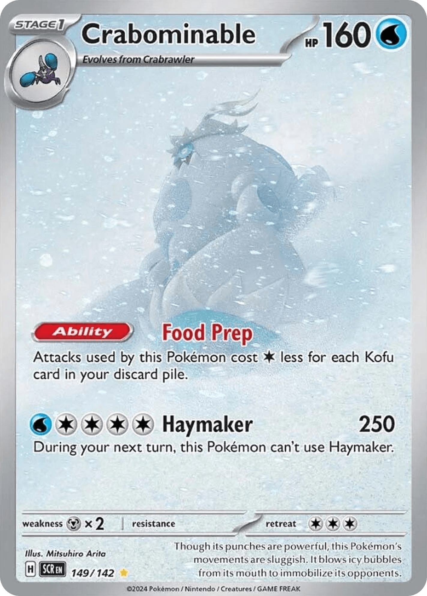 Crabominable, kortbilde fra pokemontcg.io