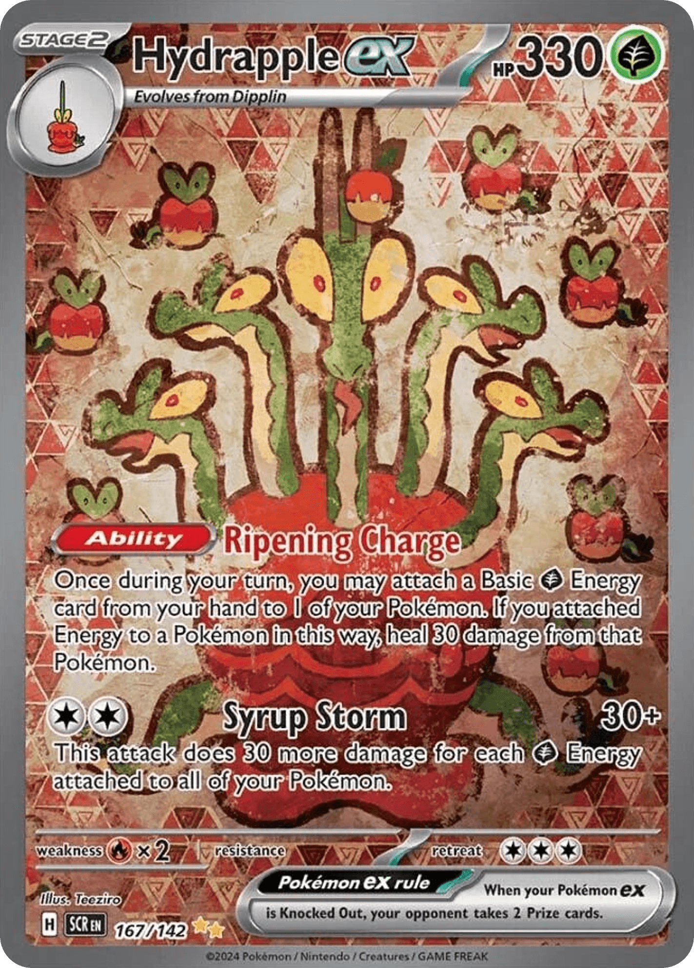 Hydrapple ex, kortbilde fra pokemontcg.io