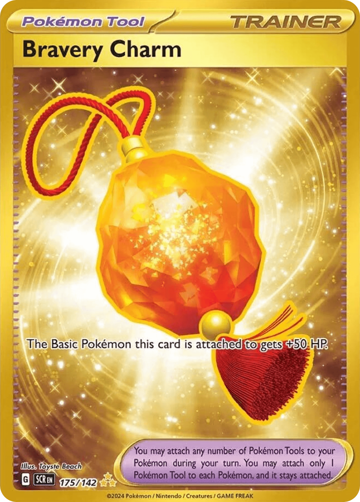 Bravery Charm, kortbilde fra pokemontcg.io