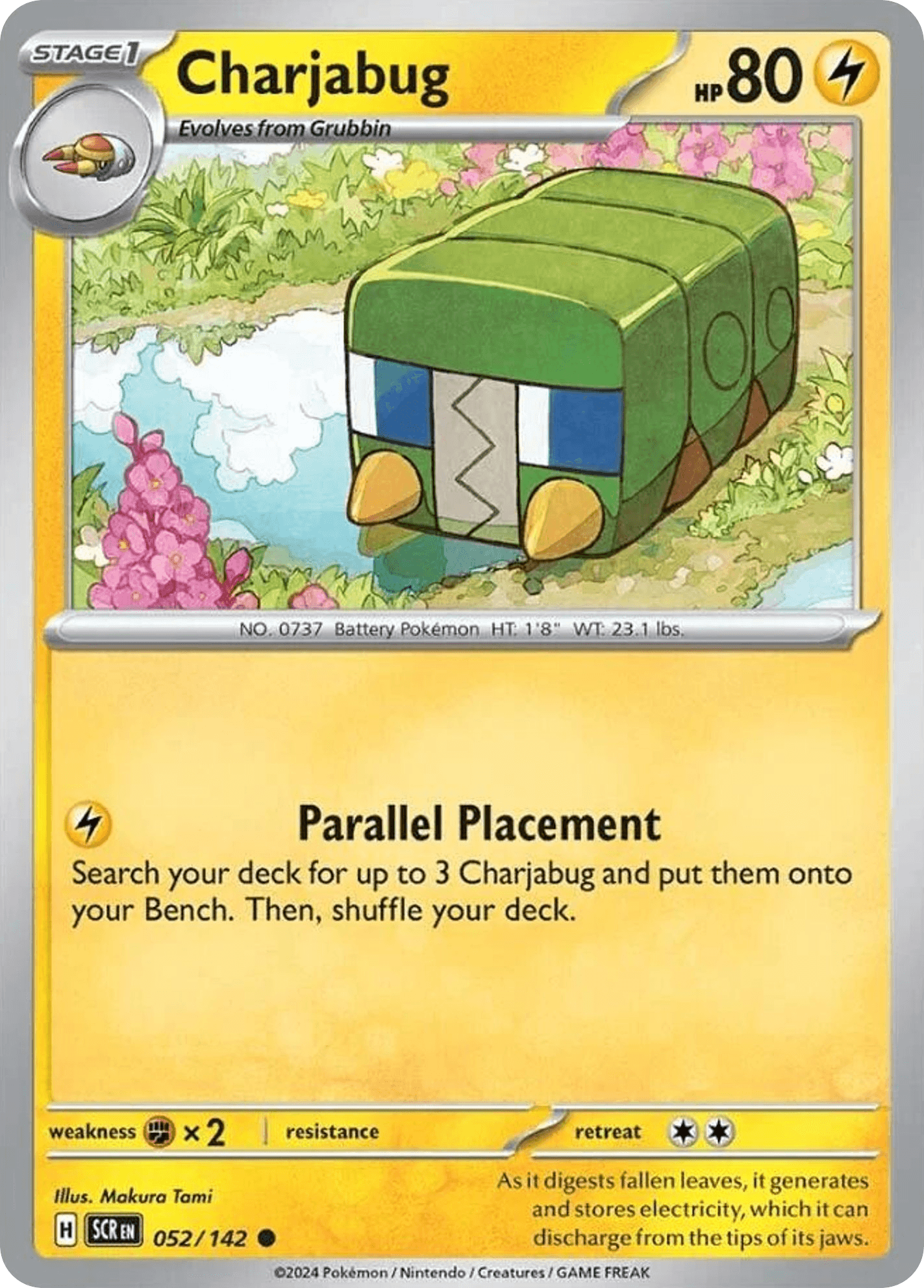 Charjabug, kortbilde fra pokemontcg.io