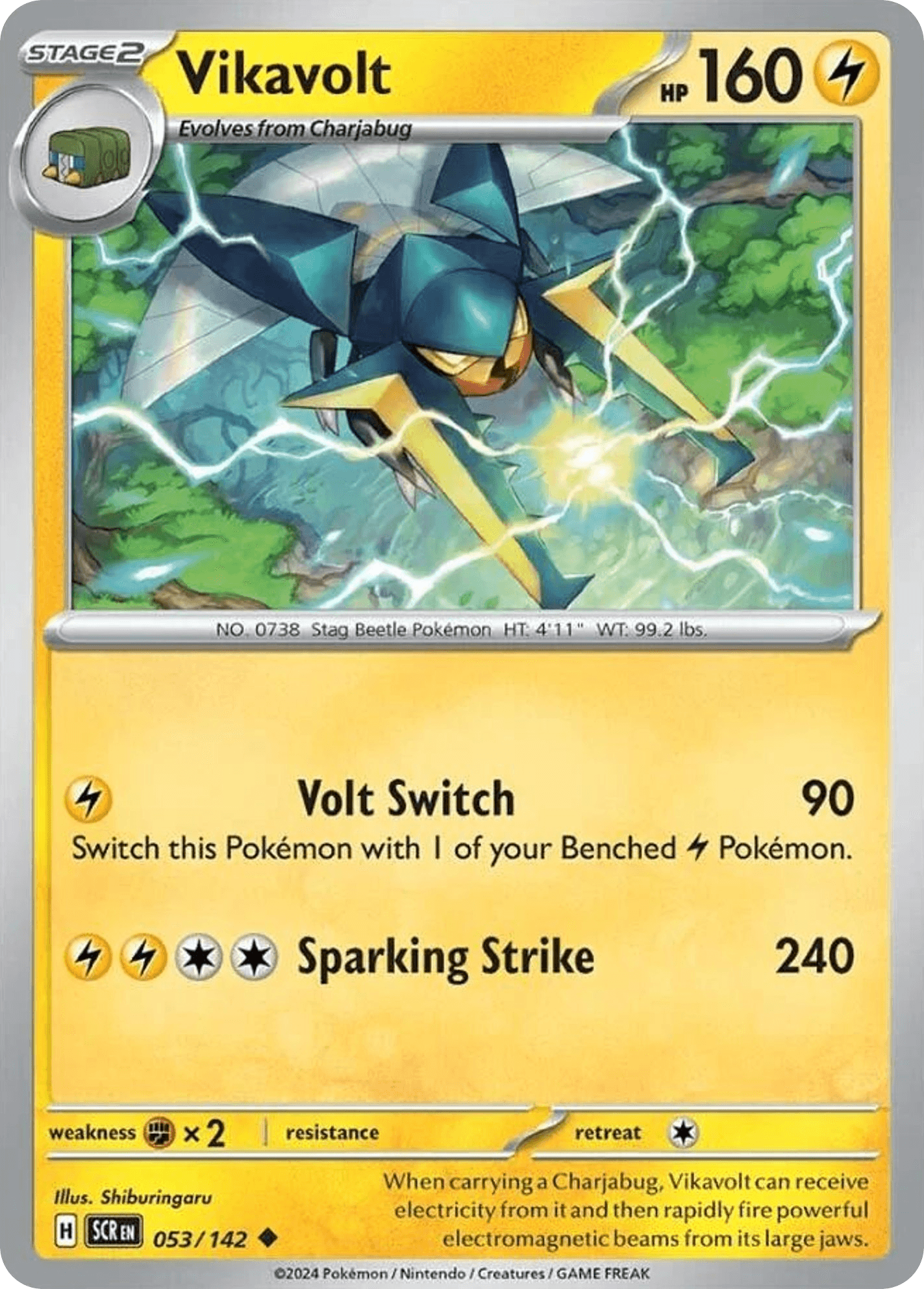 Vikavolt, kortbilde fra pokemontcg.io