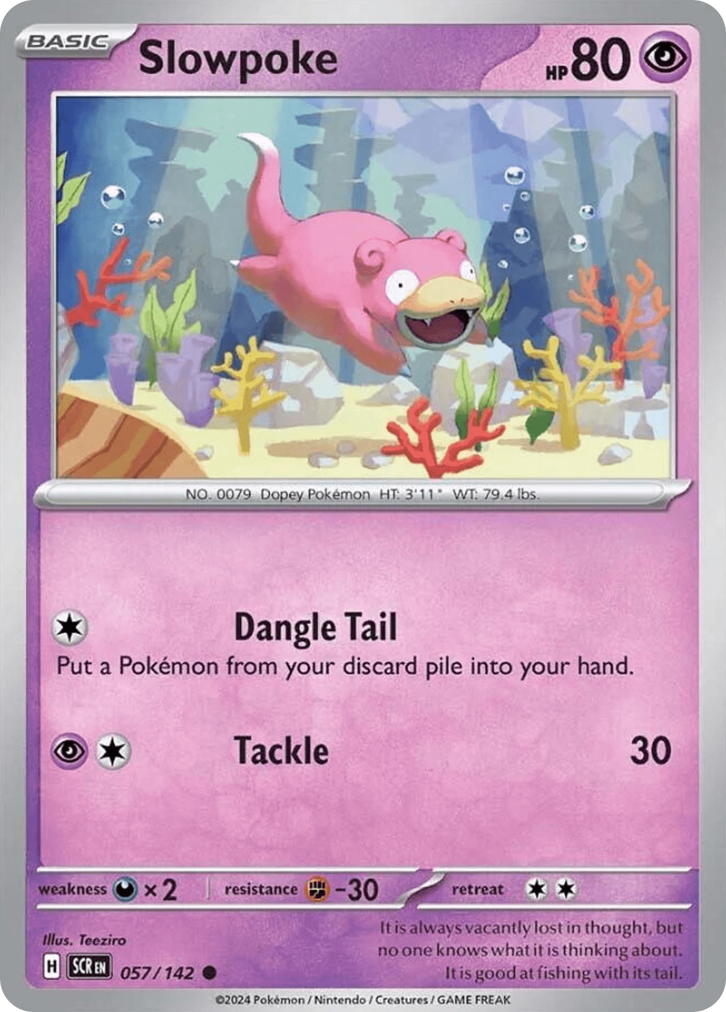 Slowpoke, kortbilde fra pokemontcg.io