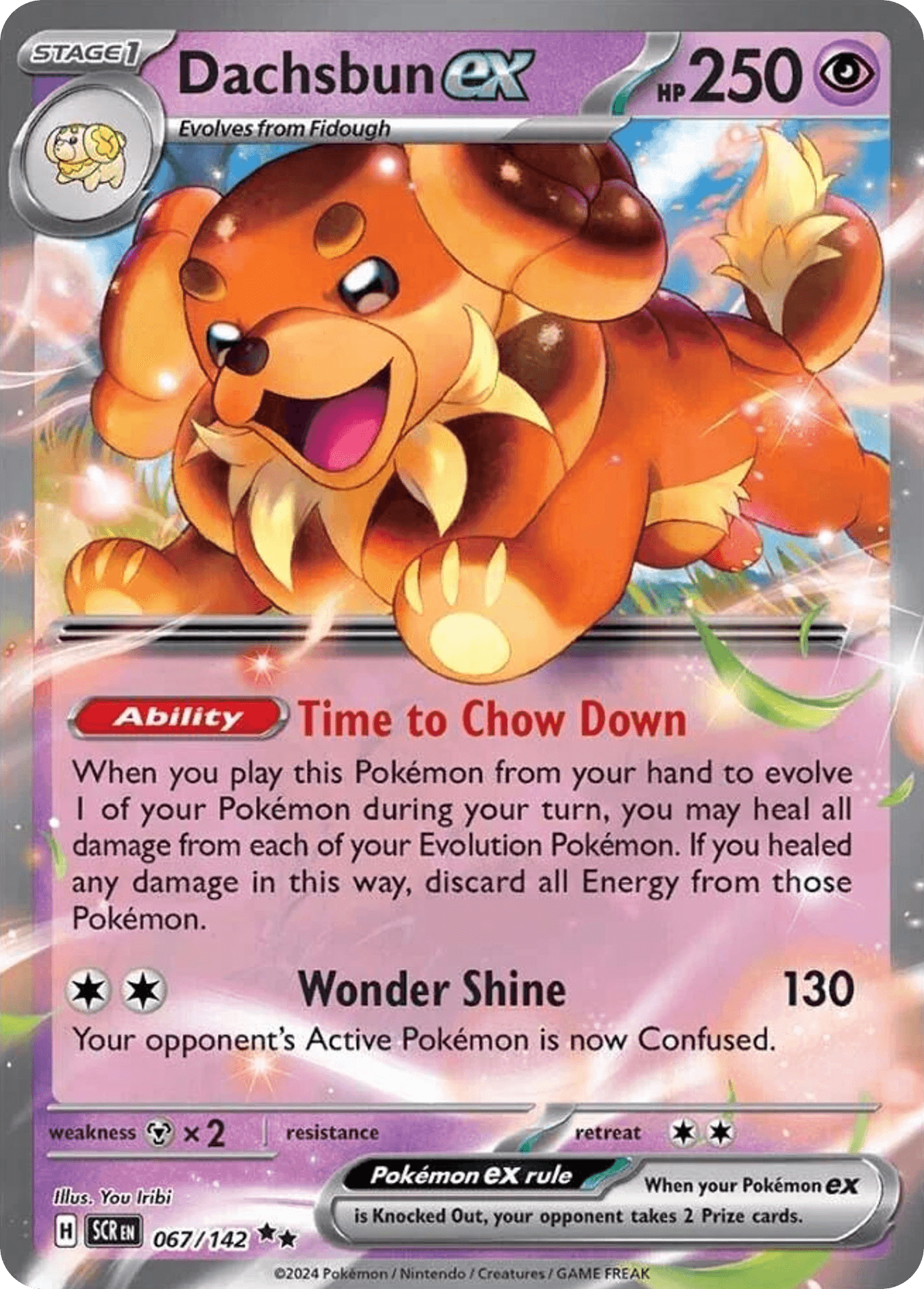 Dachsbun ex, kortbilde fra pokemontcg.io