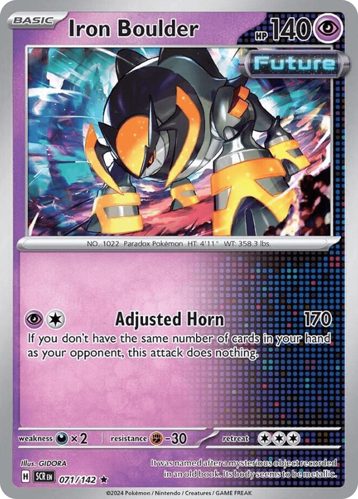 Iron Boulder, kortbilde fra pokemontcg.io
