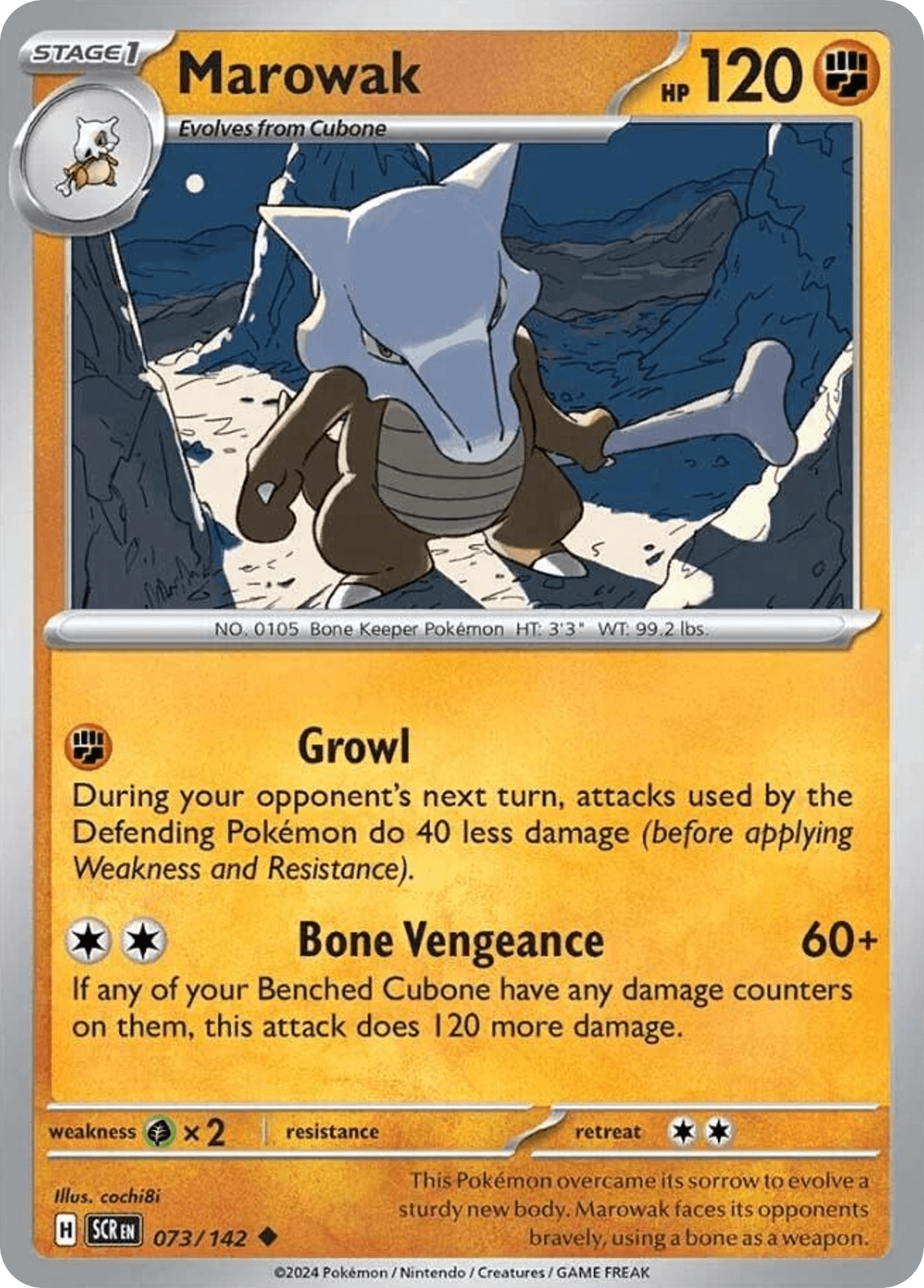 Marowak, kortbilde fra pokemontcg.io