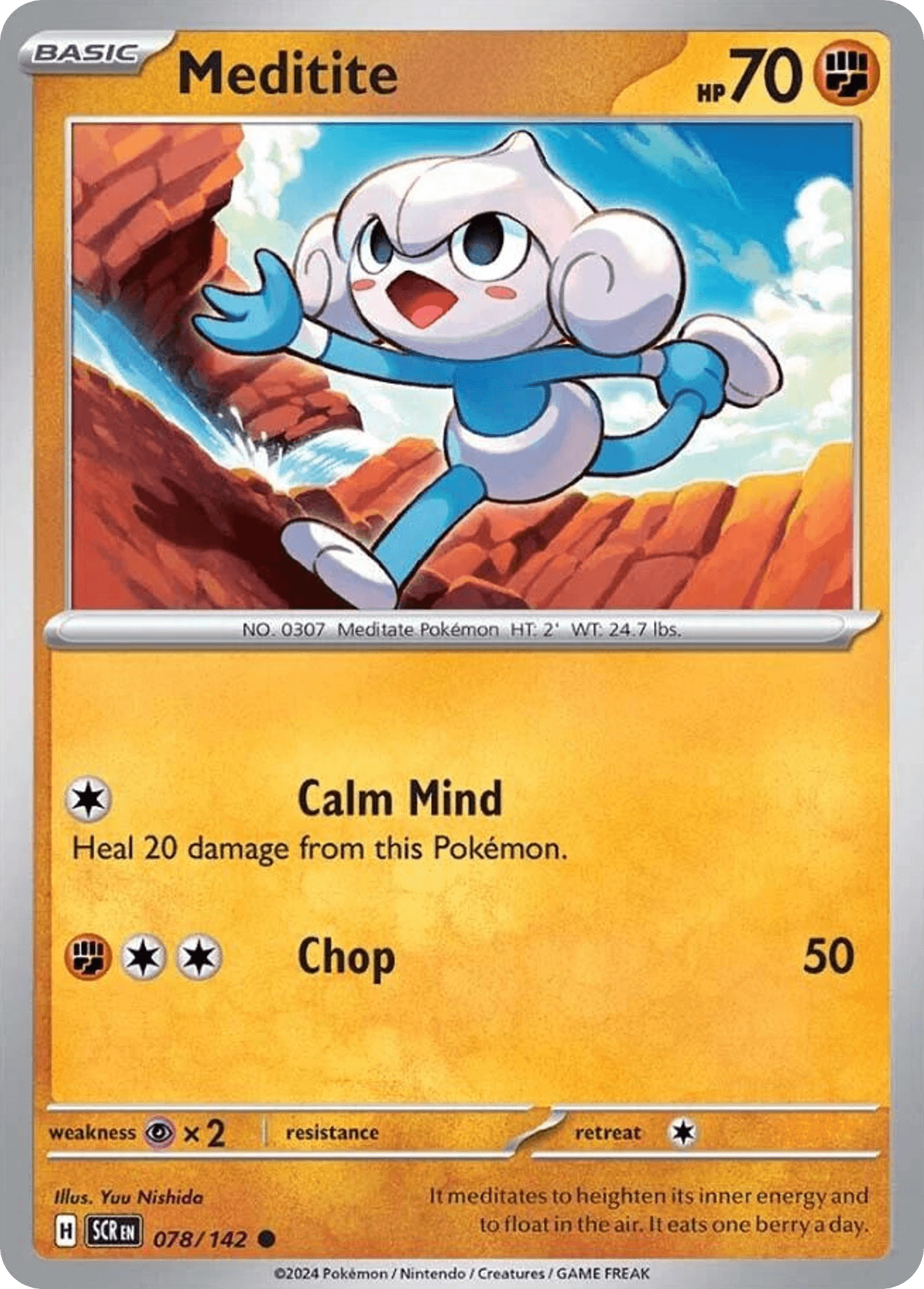 Meditite, kortbilde fra pokemontcg.io