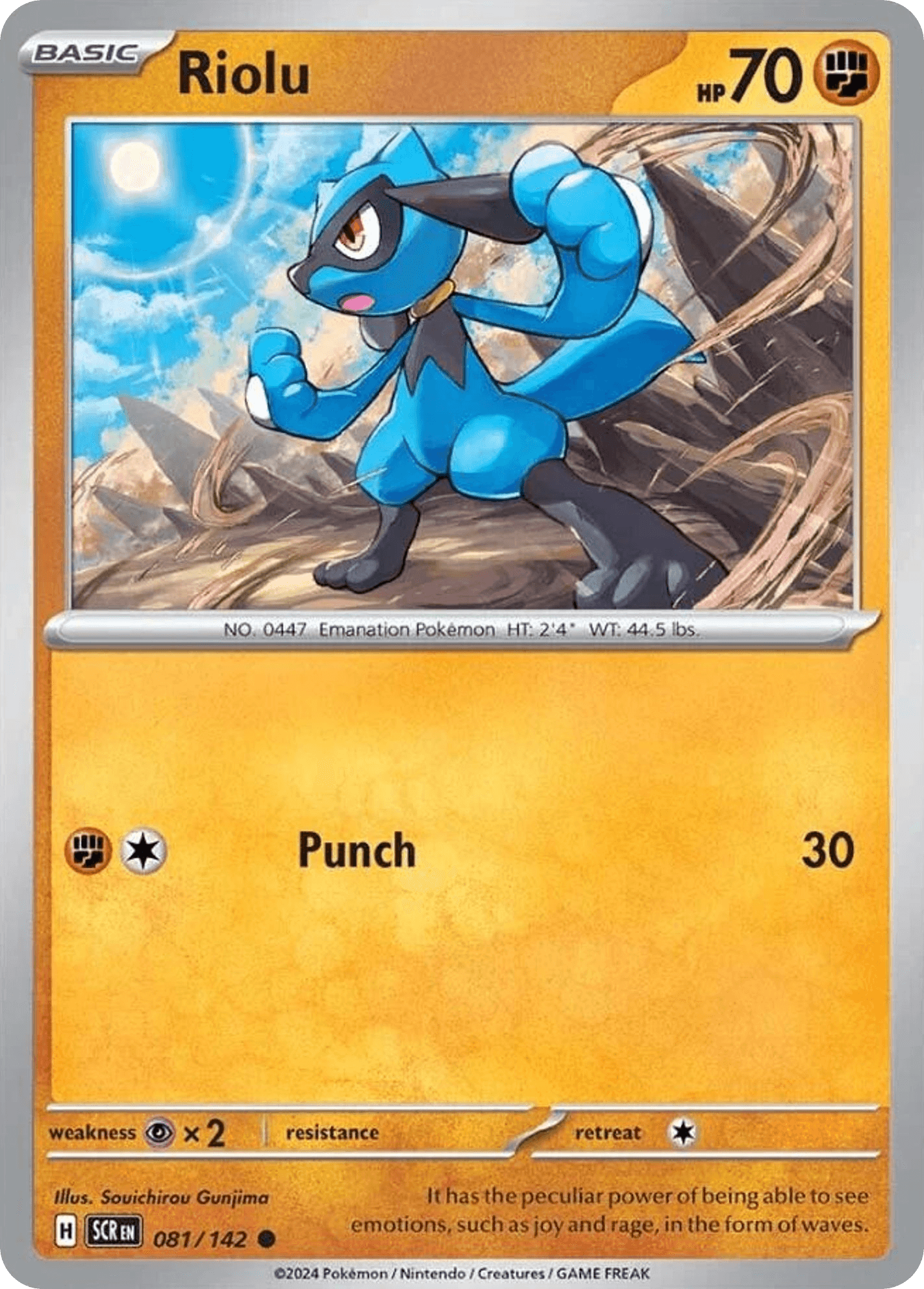Riolu, kortbilde fra pokemontcg.io