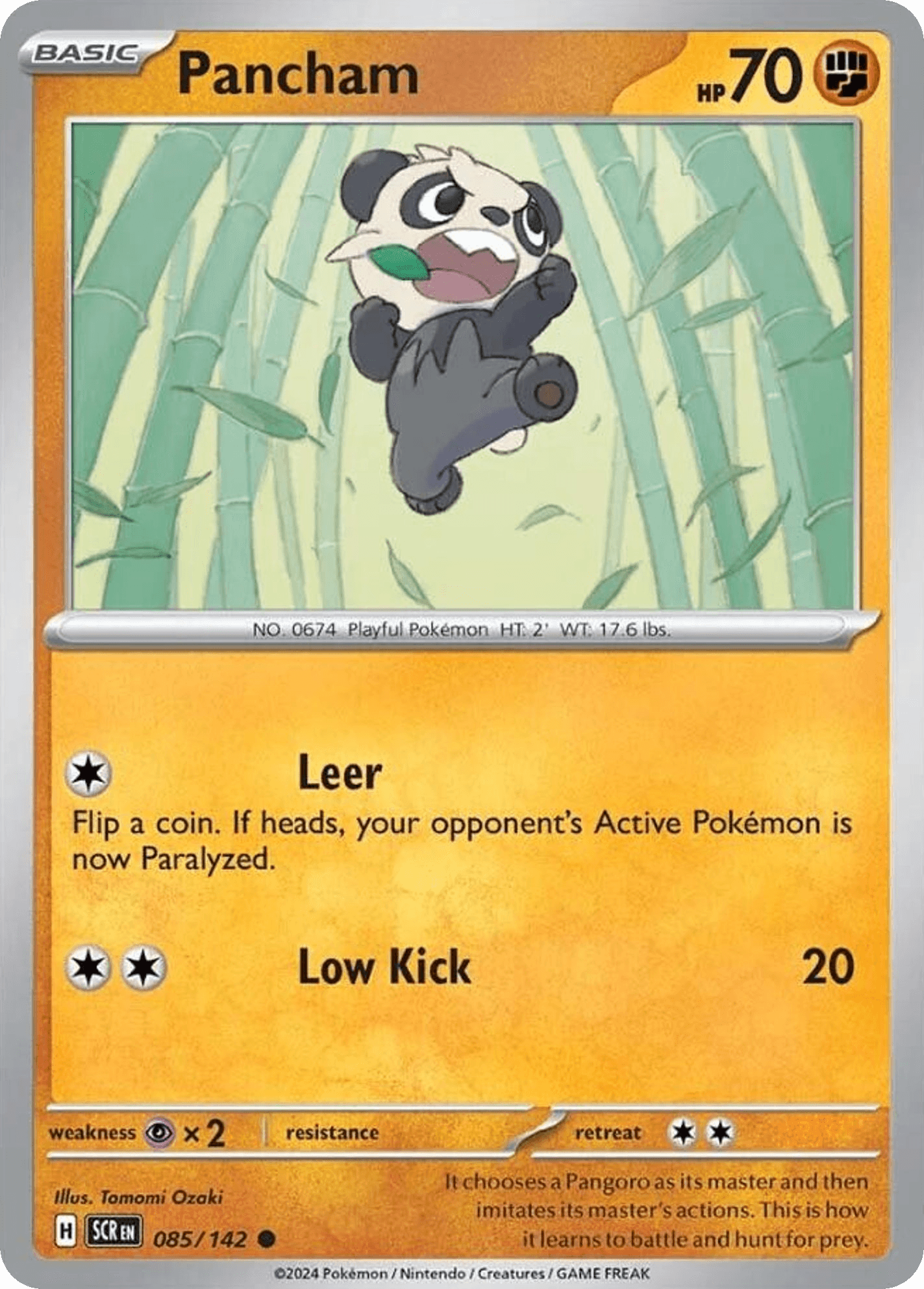 Pancham, kortbilde fra pokemontcg.io