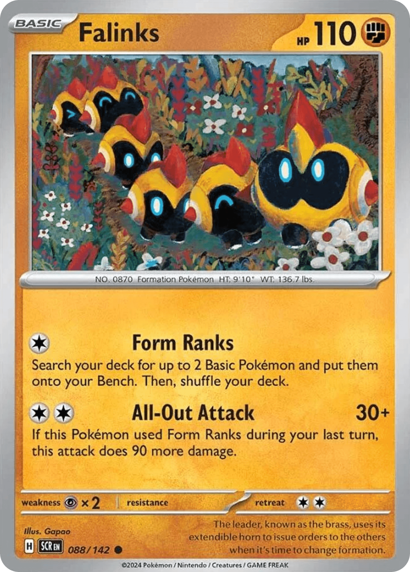 Falinks, kortbilde fra pokemontcg.io