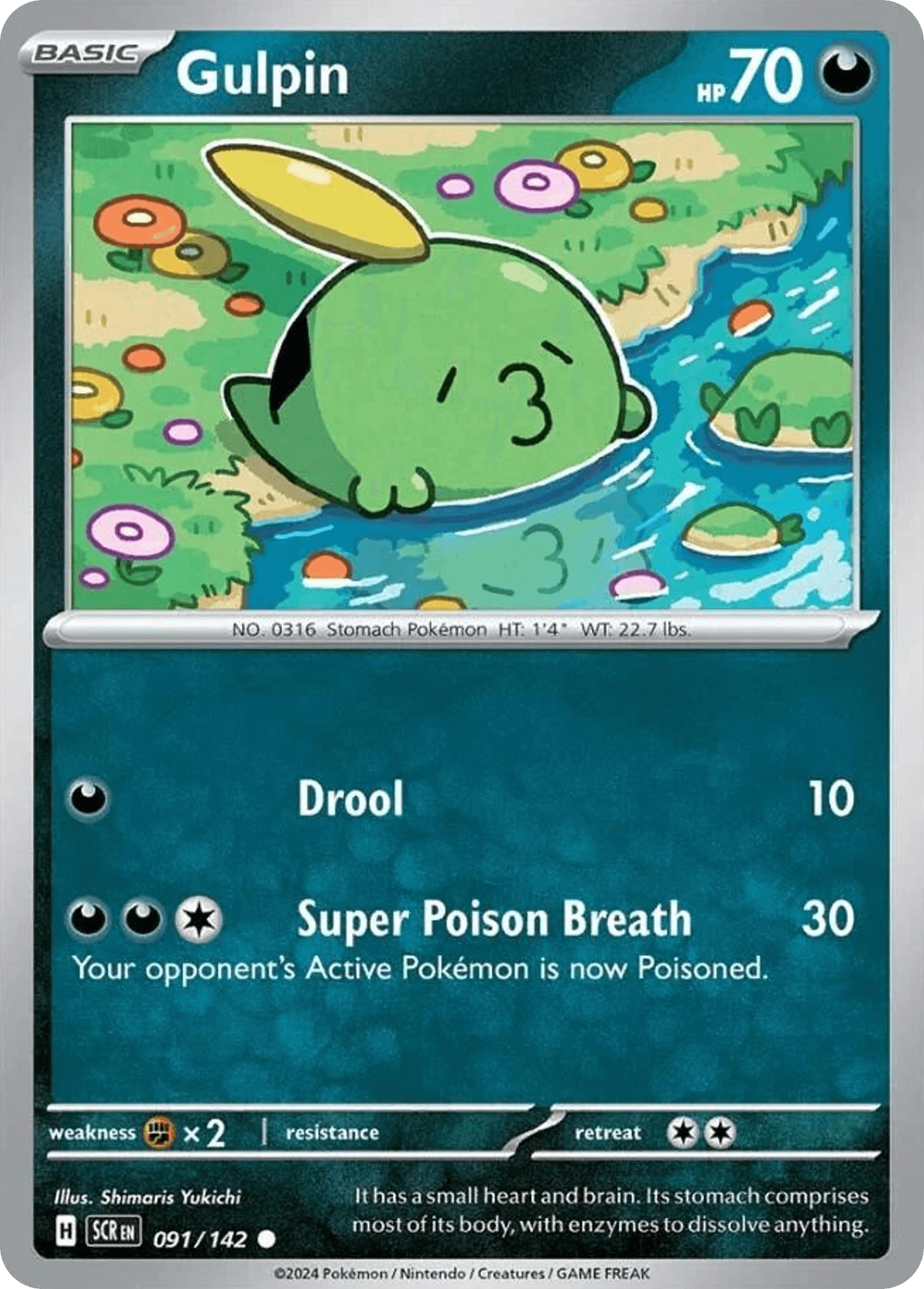 Gulpin, kortbilde fra pokemontcg.io