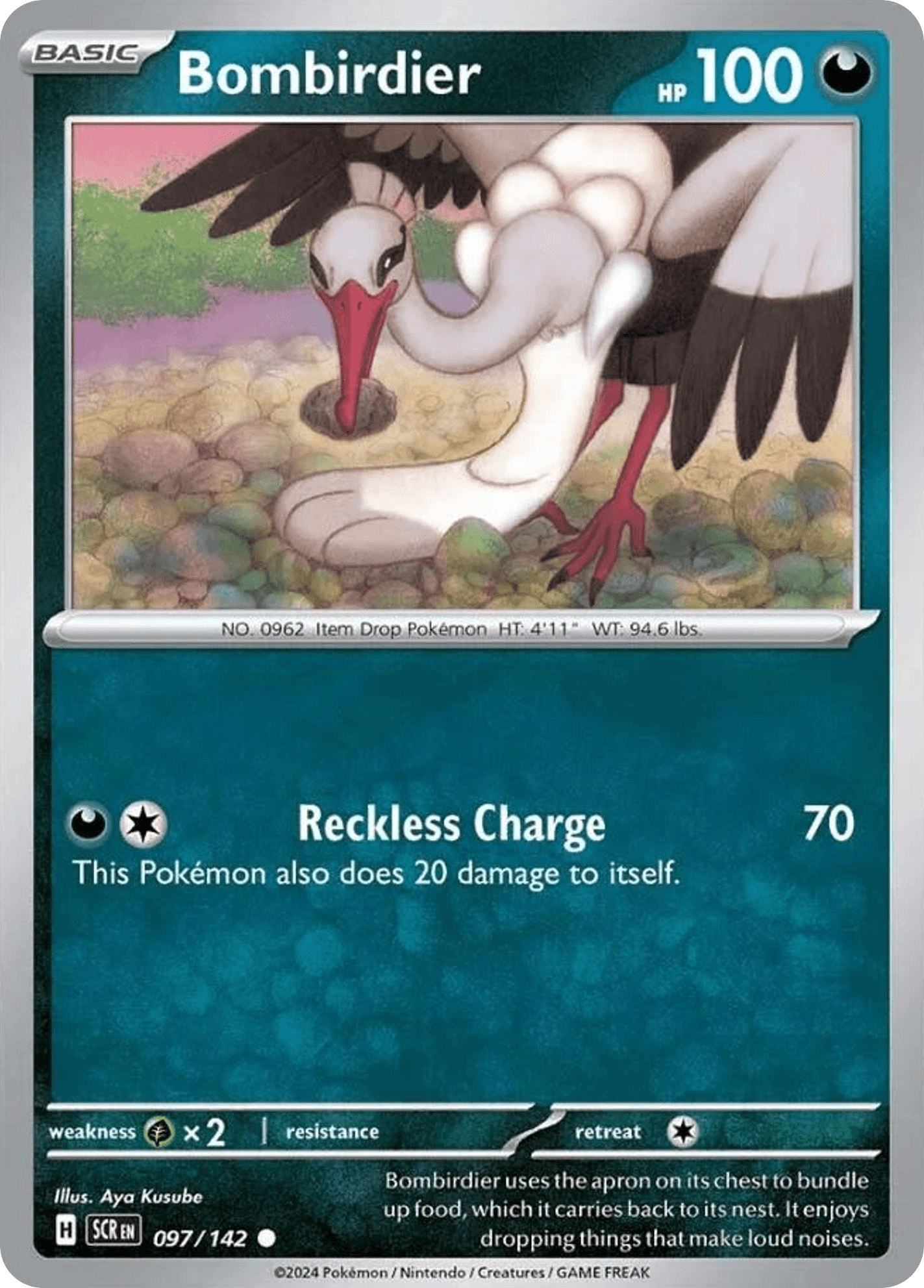 Bombirdier, kortbilde fra pokemontcg.io