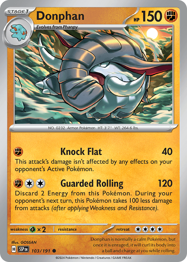 Donphan, kortbilde fra pokemontcg.io