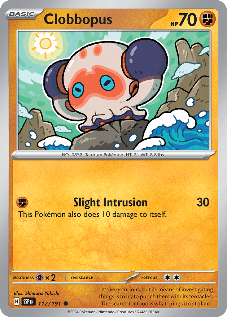 Clobbopus, kortbilde fra pokemontcg.io
