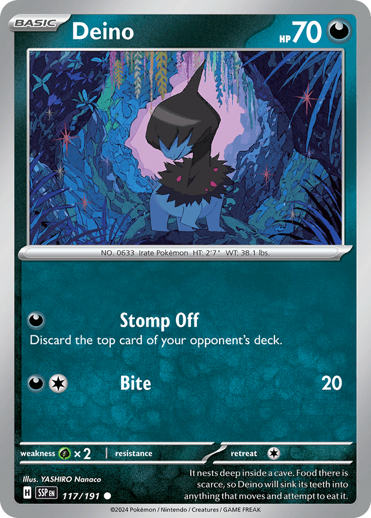 Deino, kortbilde fra pokemontcg.io